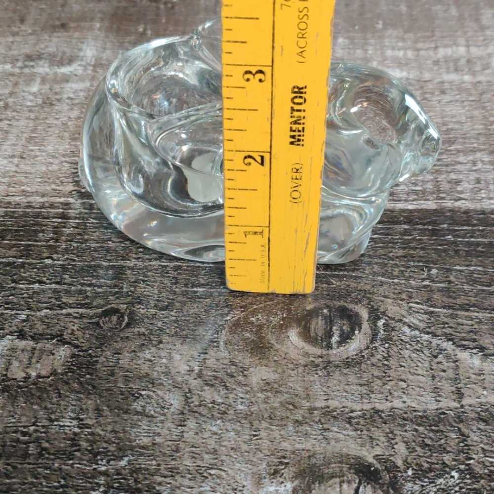 crystal bunny rabbit votive candle holder indiana - Picture 4 of 6